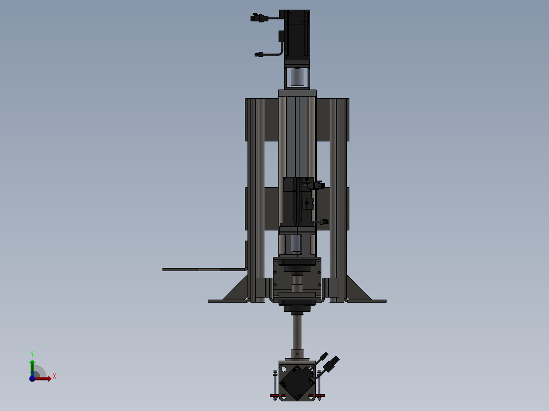 冲压模具设计前视图