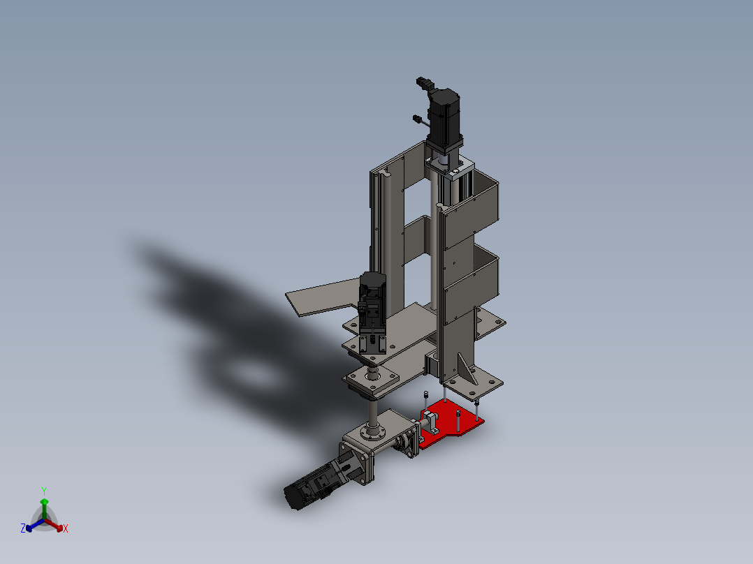 冲压模具设计正等轴测图