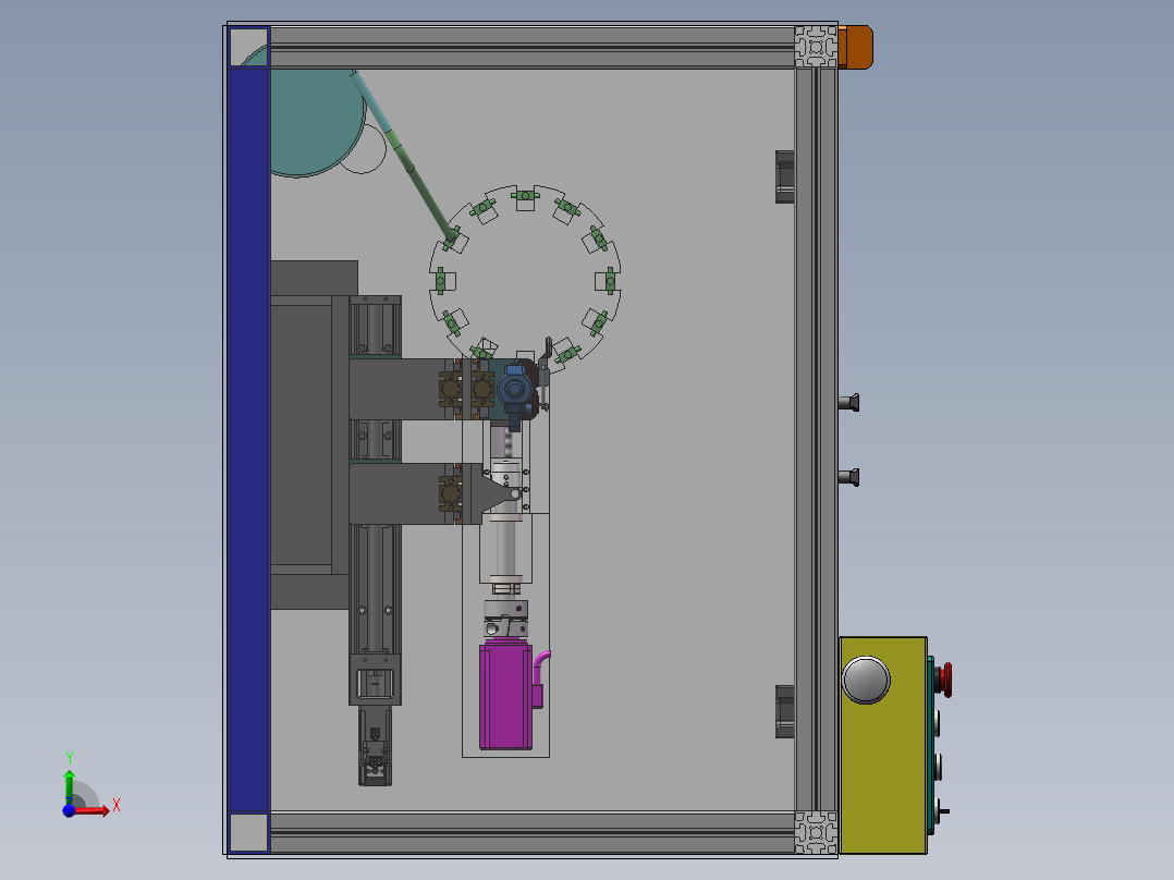 全自动螺丝机前视图
