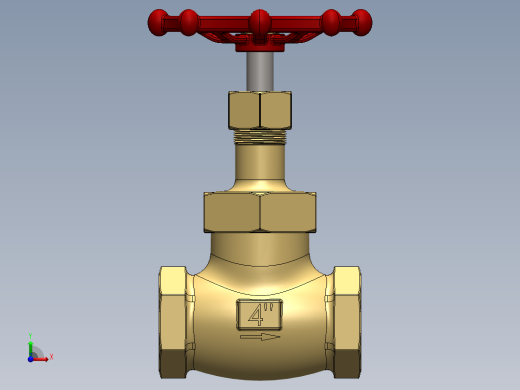 手动截止阀前视缩略图