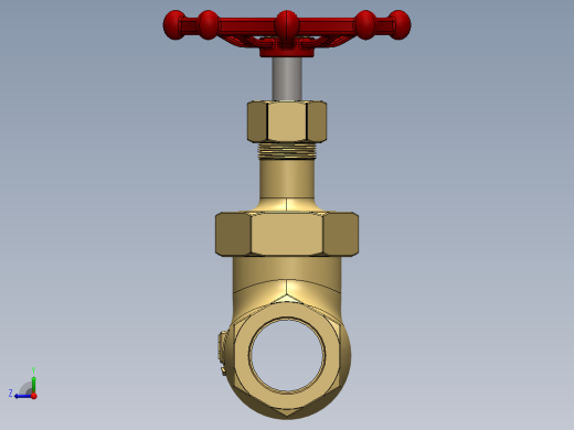 手动截止阀右视缩略图