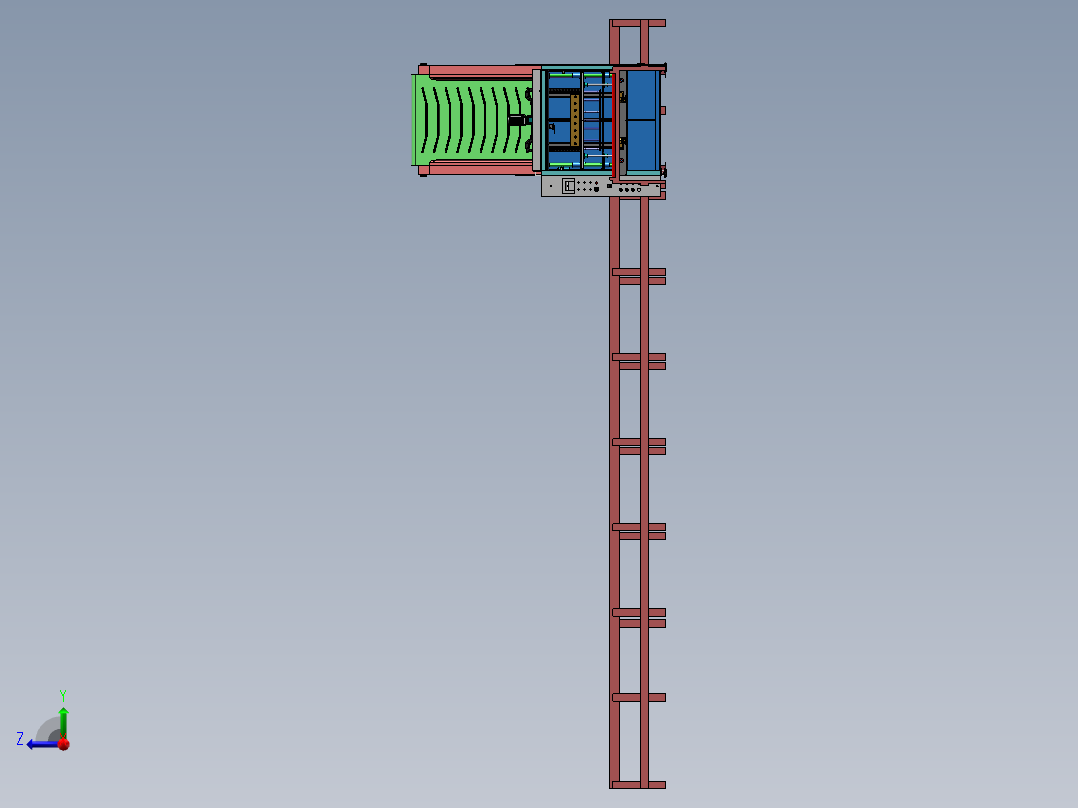 电子铆焊生产线设备sw17右视图