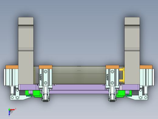 B9450-A-笔记本CNC工装夹具三维模型CNC1内腔开粗-210225俯视缩略图