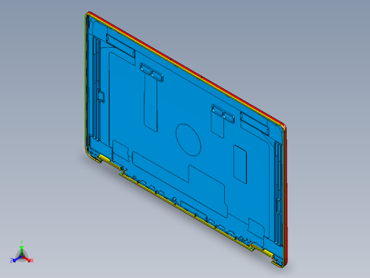 金属外壳铣高光UG编程程序模型
