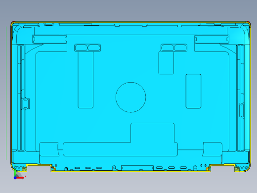 金属外壳铣高光UG编程程序模型前视缩略图