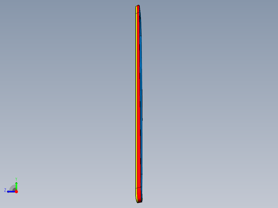 金属外壳铣高光UG编程程序模型右视图