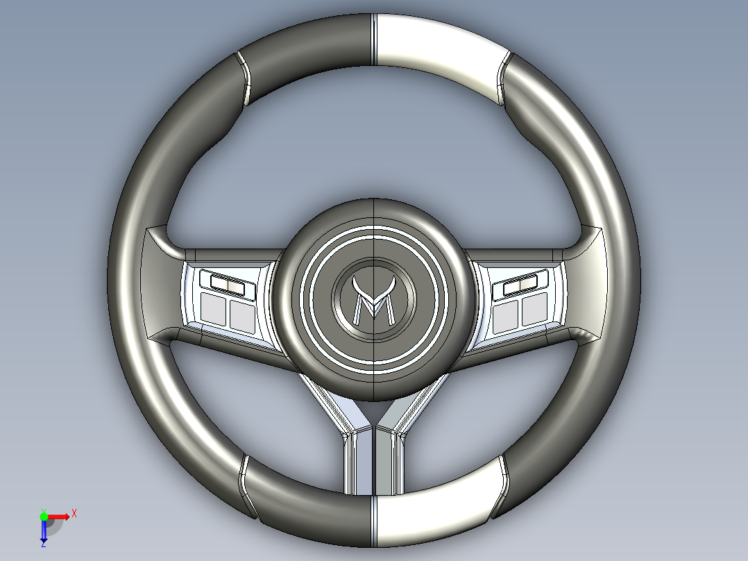 方向盘(30)俯视图