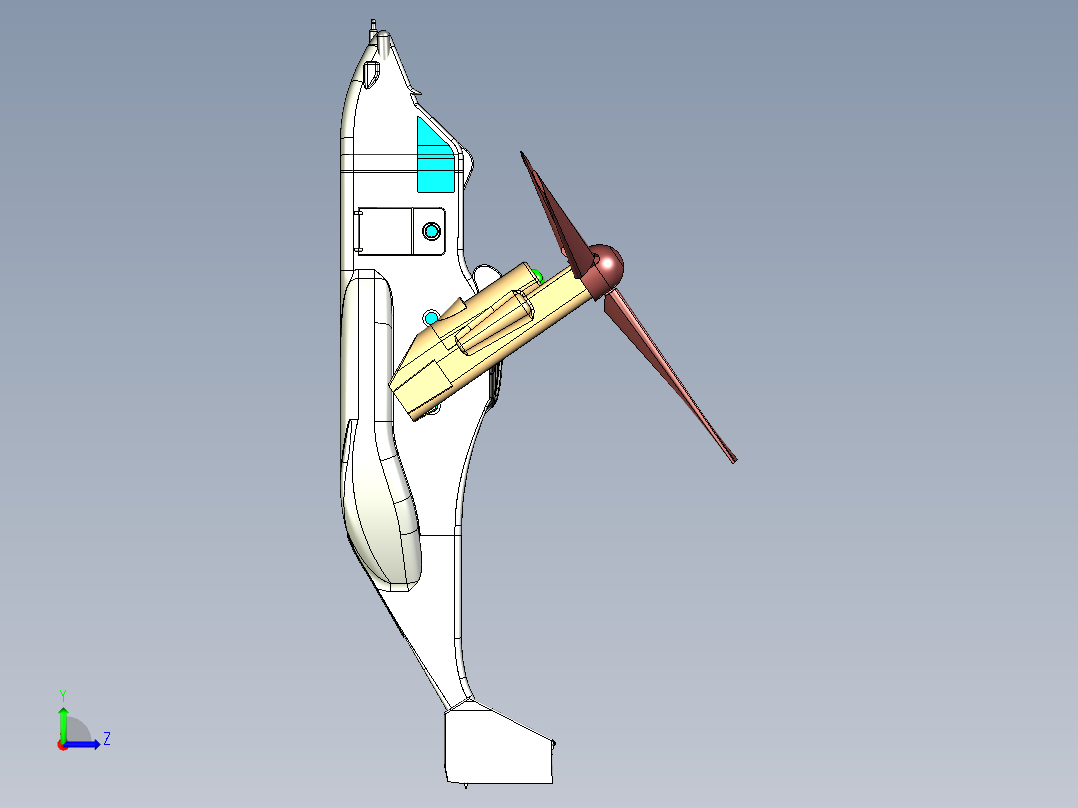 A3004070-鱼鹰V-22左视图