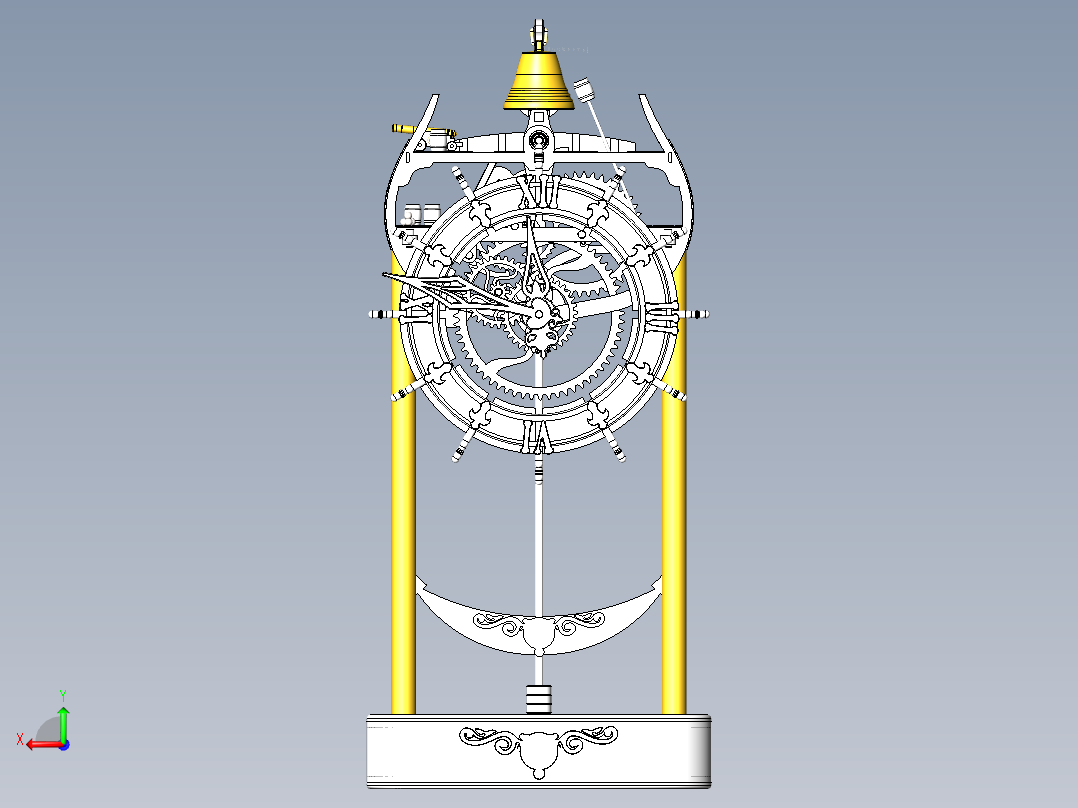 钟表、表(17)后视图