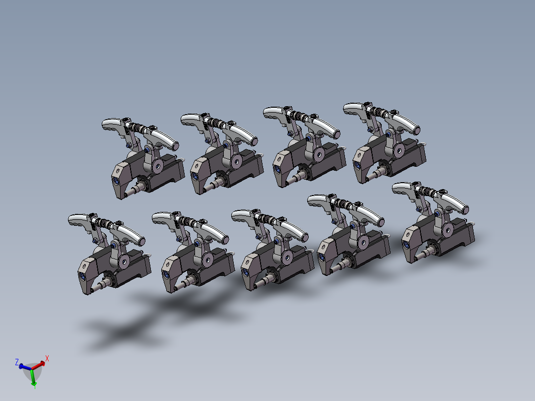 9款7007液压装置N砧带 3.8模型