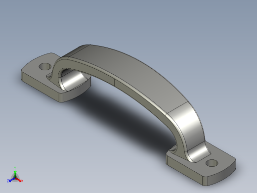 拉手把手C-UWANDC105正等轴测缩略图