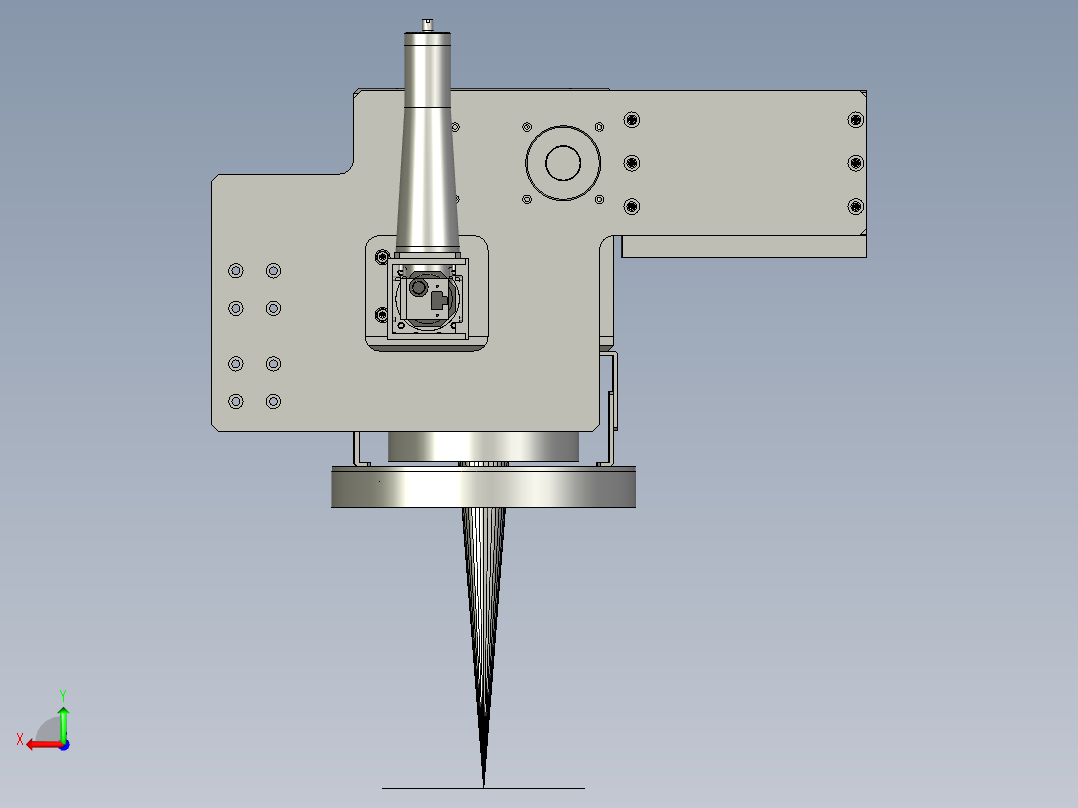 AB-0406-01-10-001A-A振镜头模块后视图