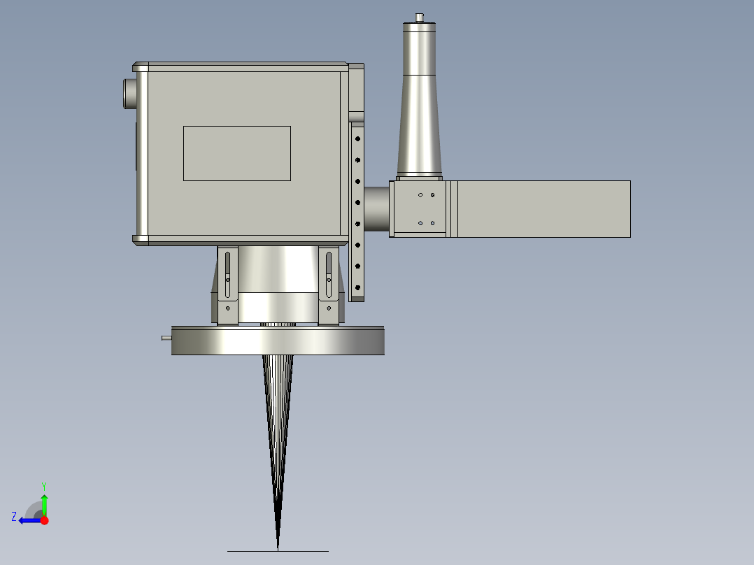 AB-0406-01-10-001A-A振镜头模块右视图