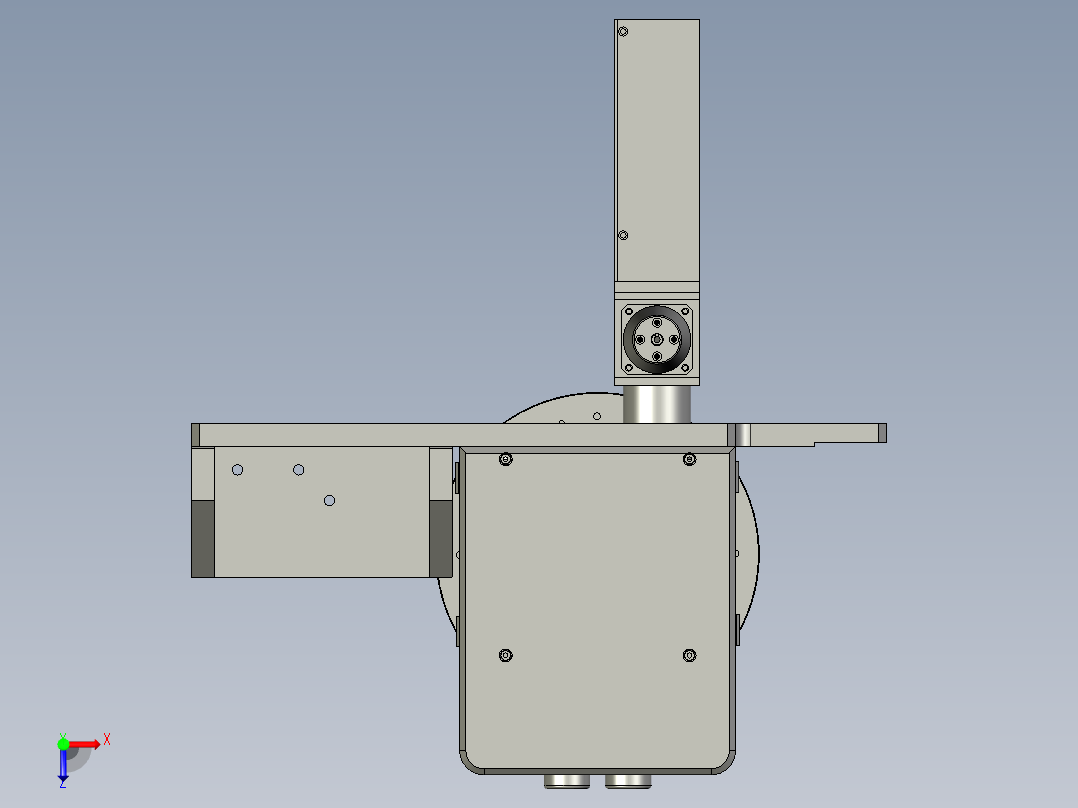 AB-0406-01-10-001A-A振镜头模块俯视图