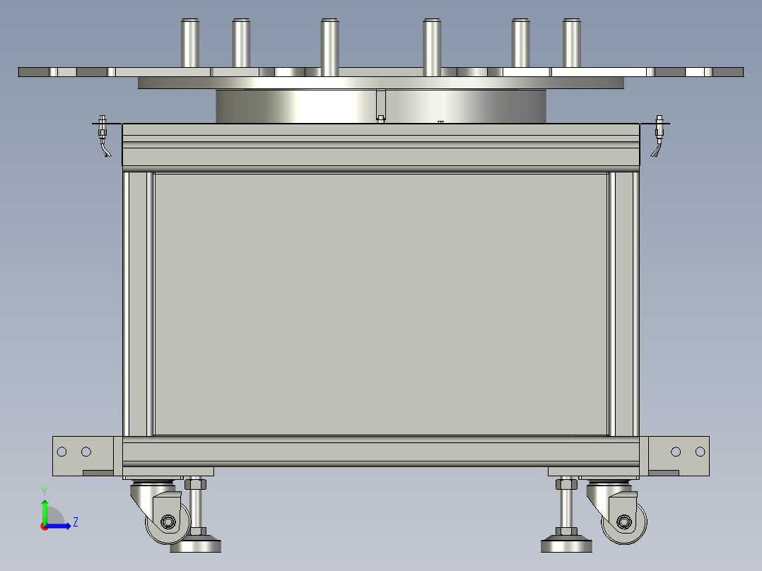 供料转盘左视图