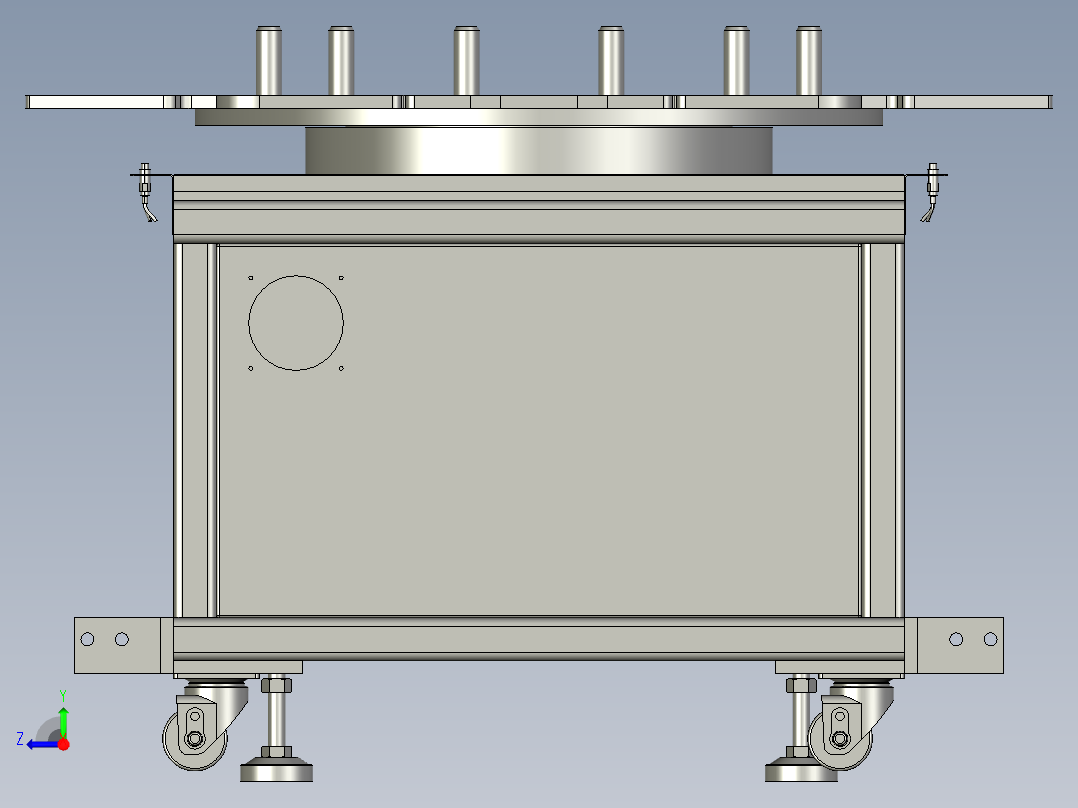 供料转盘右视图