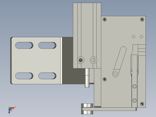 分料机构装配俯视缩略图
