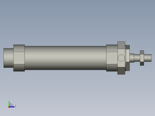 PK-KX气缸CM2U32-75-AT左视缩略图