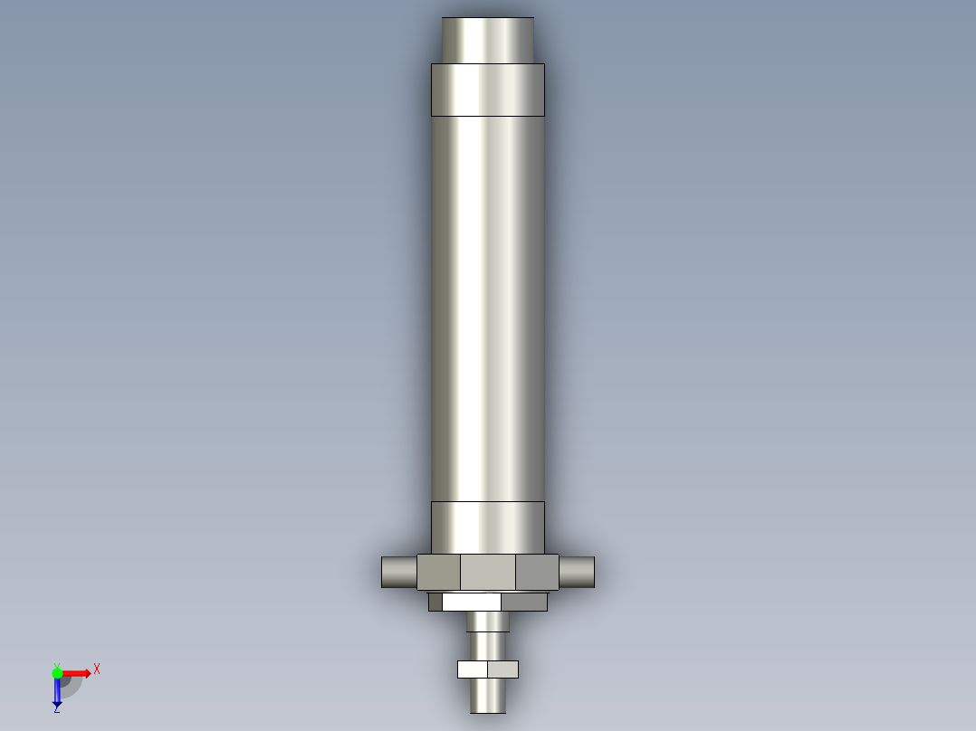 PK-KX气缸CM2U32-75-AT俯视图