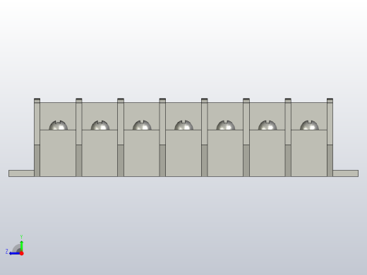 电器通用端子台ZID03-60-7右视缩略图