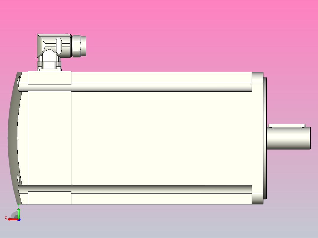 FESTO伺服马达EMMS-AS-140-LK-HV-RR后视图