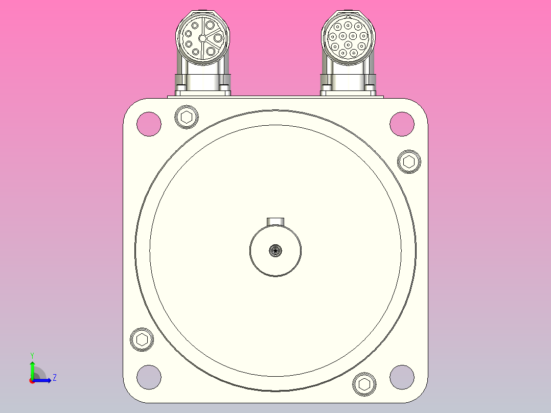 FESTO伺服马达EMMS-AS-140-LK-HV-RR左视图