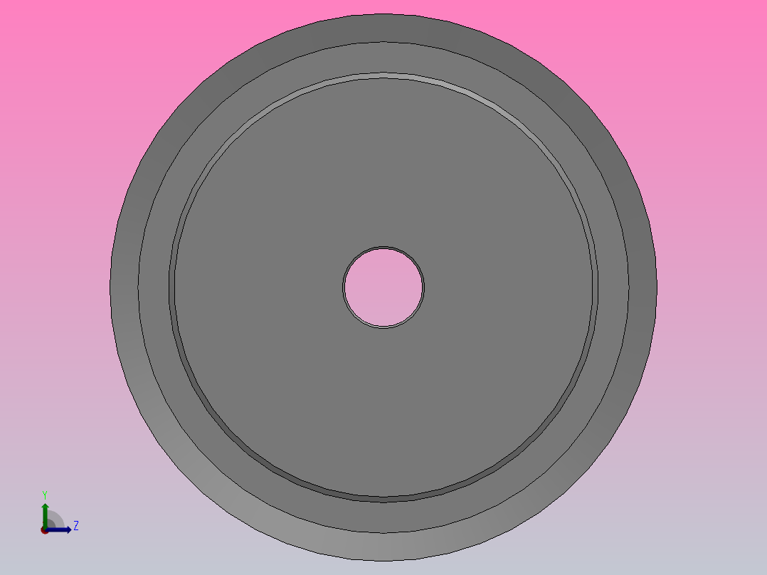 大凸缘型小凸缘型半圆弧形齿同步带轮S2M型_SS2MDC-60-6-dc6-A左视图