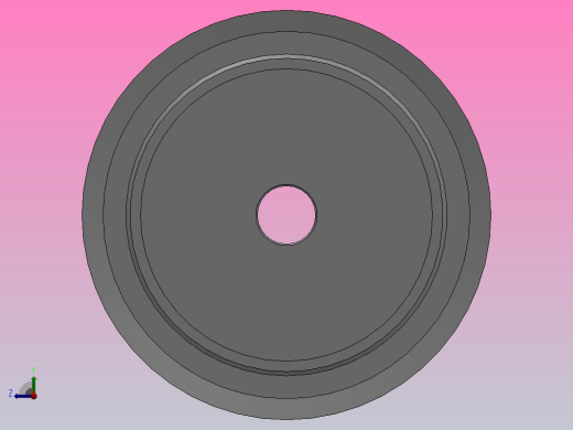 大凸缘型小凸缘型半圆弧形齿同步带轮S2M型_SS2MDC-60-6-dc6-A右视缩略图