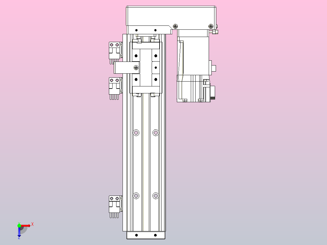 钢基模组TPA-KSR-5002C-250A1-MR-H1S2俯视图