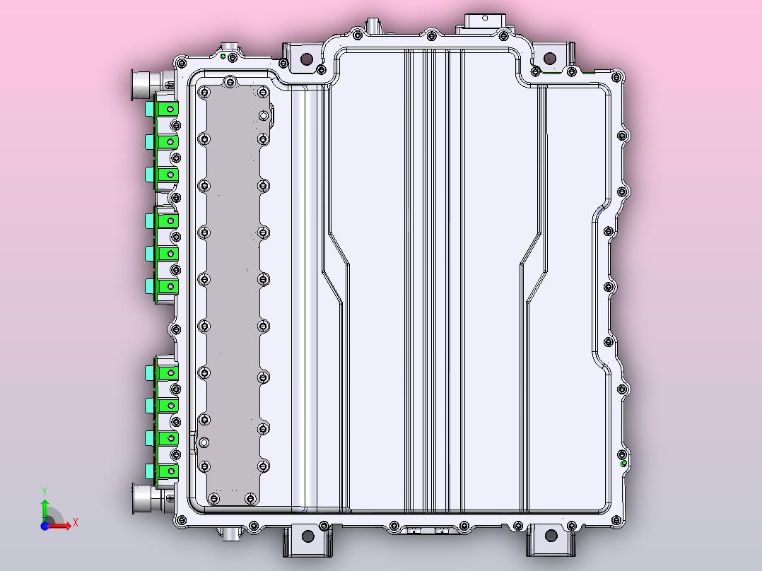 ID32驱动电机控制器前视图