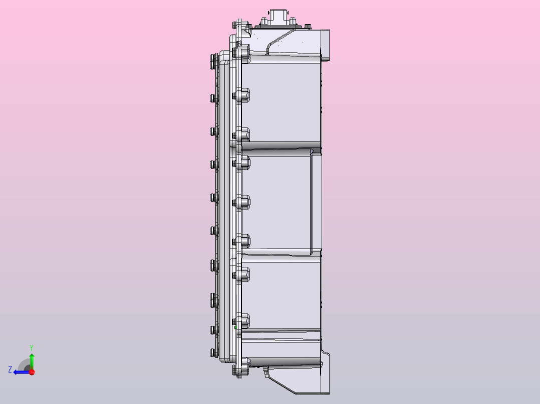 ID32驱动电机控制器右视图