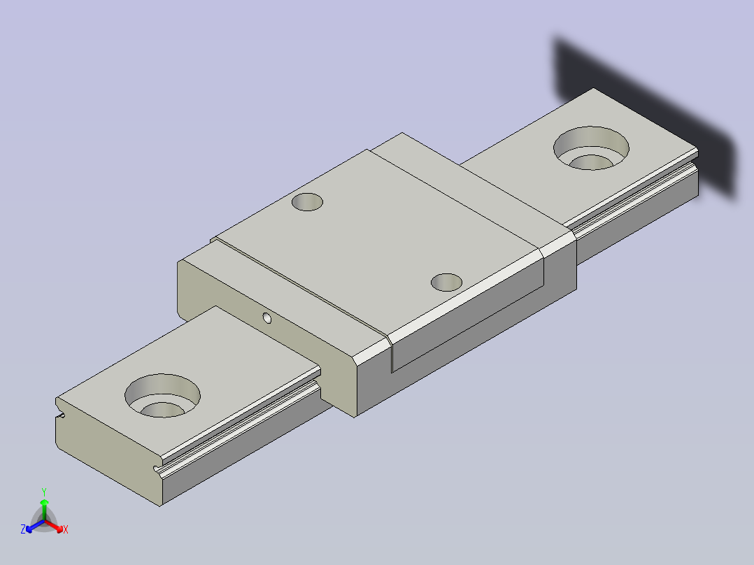 HIWIN上银线性导轨-MGW5C1R50主视图