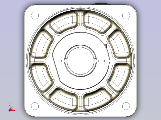 JSCC精研伺服减速机 100gbhf01前视缩略图