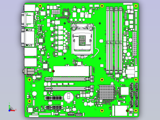CS350-Q370主板（友通Micro ATX）前视缩略图