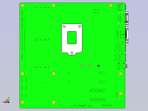 CS350-Q370主板（友通Micro ATX）后视缩略图