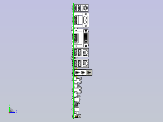 CS350-Q370主板（友通Micro ATX）左视缩略图