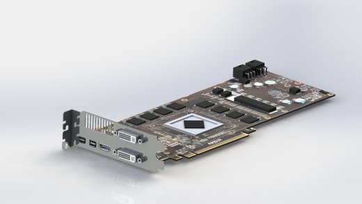 AMD公司的镭龙6870显卡没有散热器缩略图