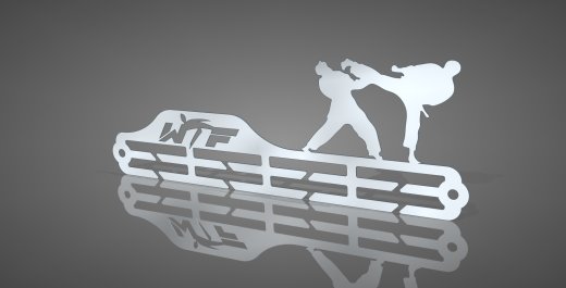 跆拳道奖牌衣架激光切割1快照1缩略图