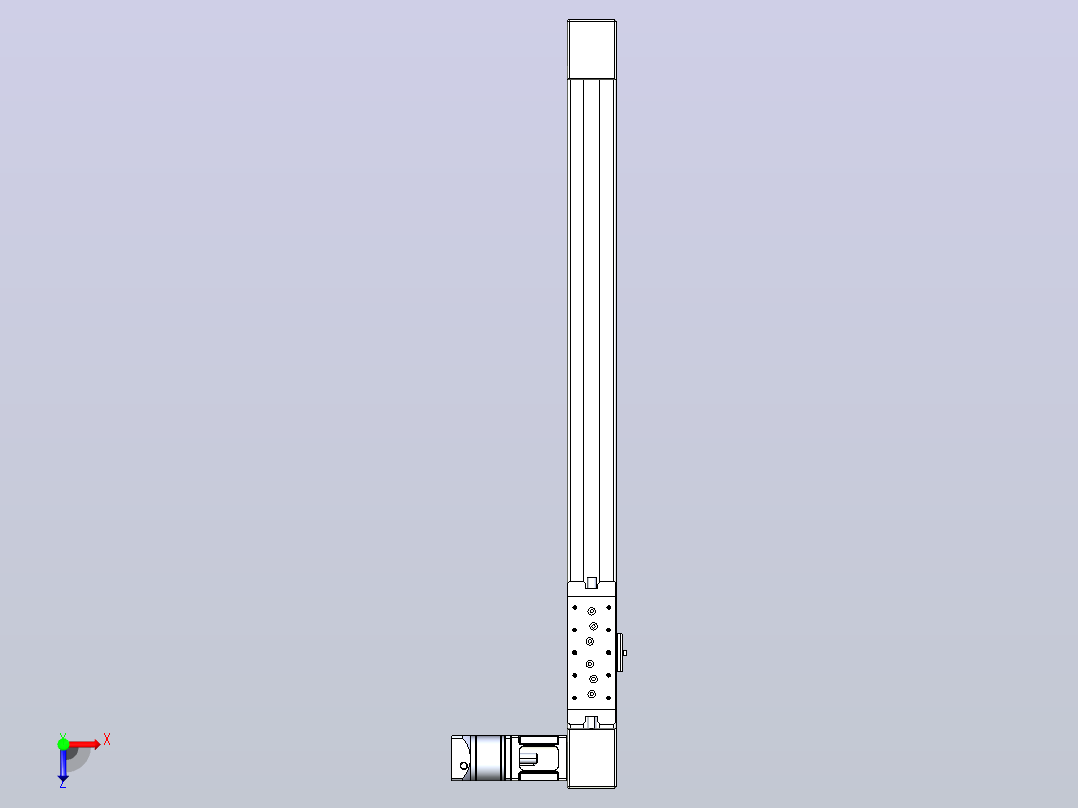 带式直线轴半闭式TPA-ONB-60-140-L650-DL-J60-N3俯视图