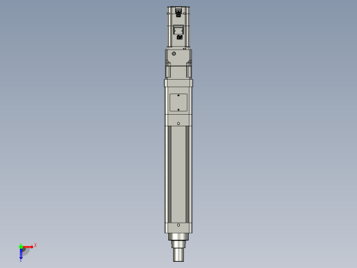 轻载电动缸TPA-ESR80-2510C-L200-M-W-P75-JX-C3俯视缩略图
