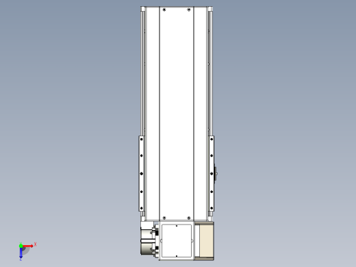 皮带直线轴半封闭可选导轨TPA-HNB-220D-176-L250-RP-C-P1K-N3俯视缩略图