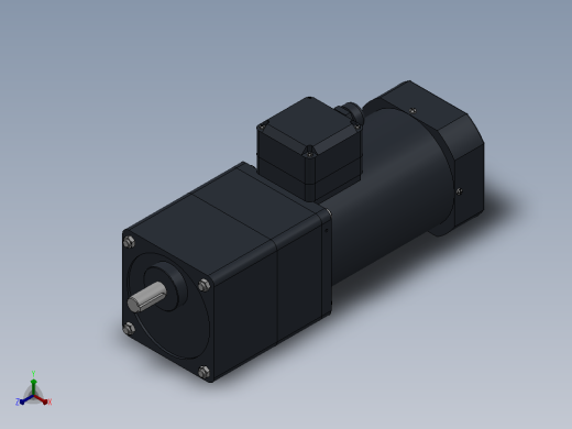 90AC(40W╱60W)微型交流（齿轴）组合型电机[90YB40WGV22H-90GM100HK]主视缩略图