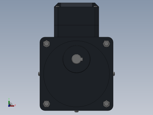 90AC(40W╱60W)微型交流（齿轴）组合型电机[90YB40WGV22H-90GM100HK]前视缩略图
