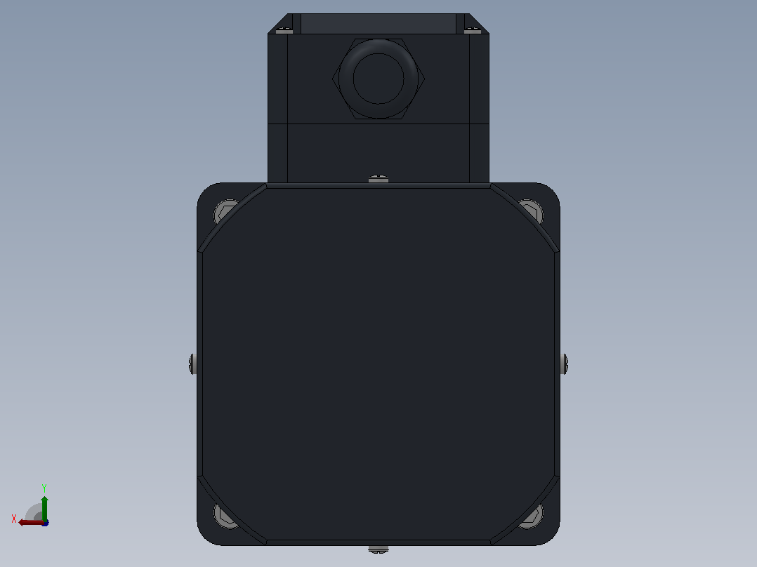 90AC(40W╱60W)微型交流（齿轴）组合型电机[90YB40WGV22H-90GM100HK]后视图