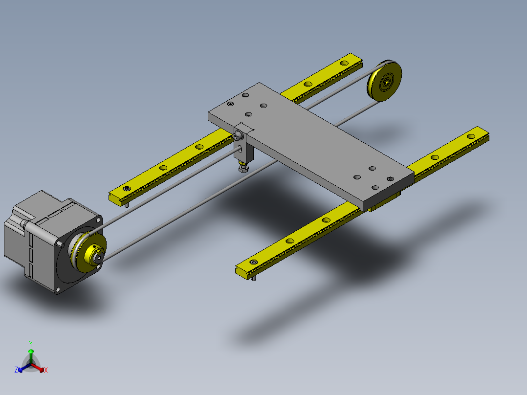 滑台直线运动机构