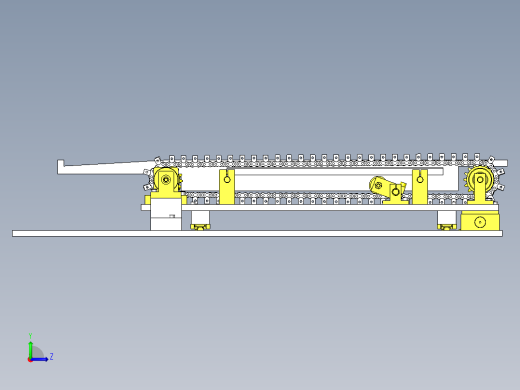 输送机传送装置左视缩略图