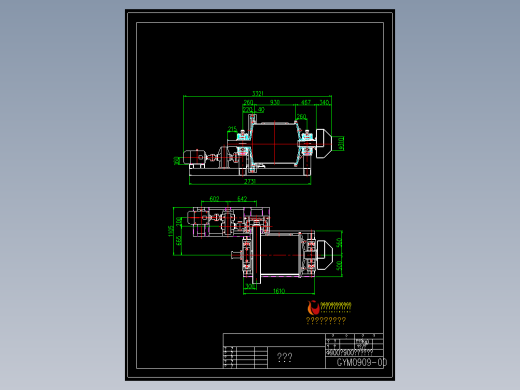 GMY0909球磨机总图