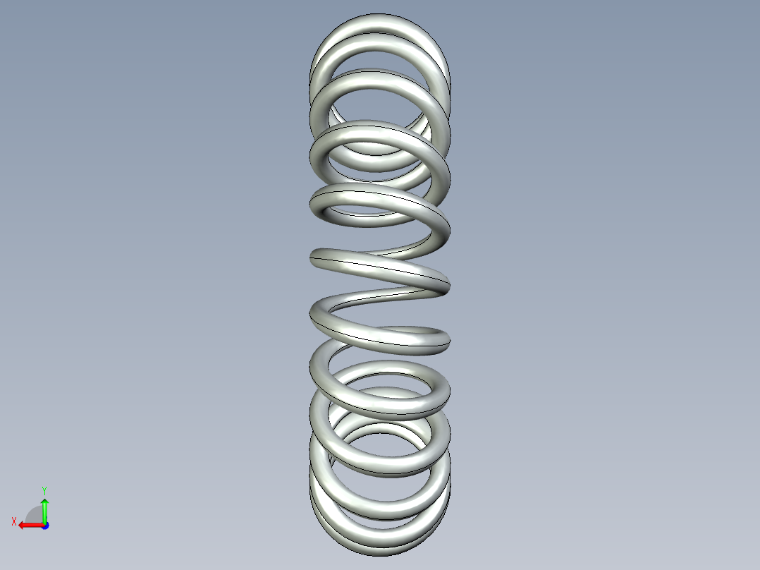 solidworks 弹簧后视图