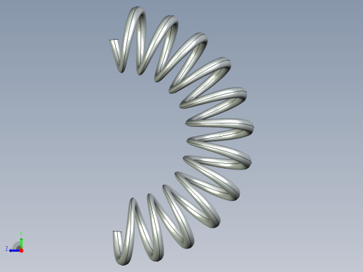 solidworks 弹簧右视缩略图