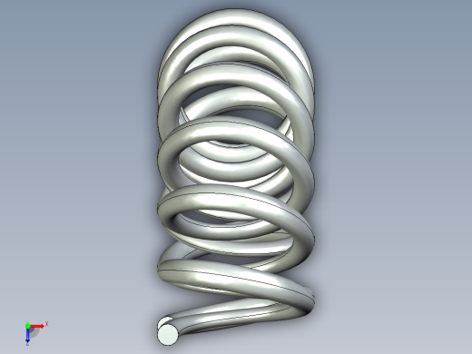 solidworks 弹簧俯视缩略图